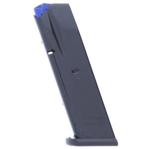 Mec-Gar CZ 75B 85B SP-01 Shadow 9mm 10-Round Blue Steel Magazine Left View
